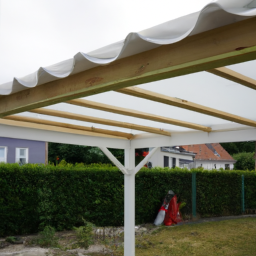 Installation de pergola en PVC Courcouronnes